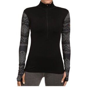 Nike Pro Hyperwarm Half Zip Dri-Fit Black Training Pullover Sweatshirt